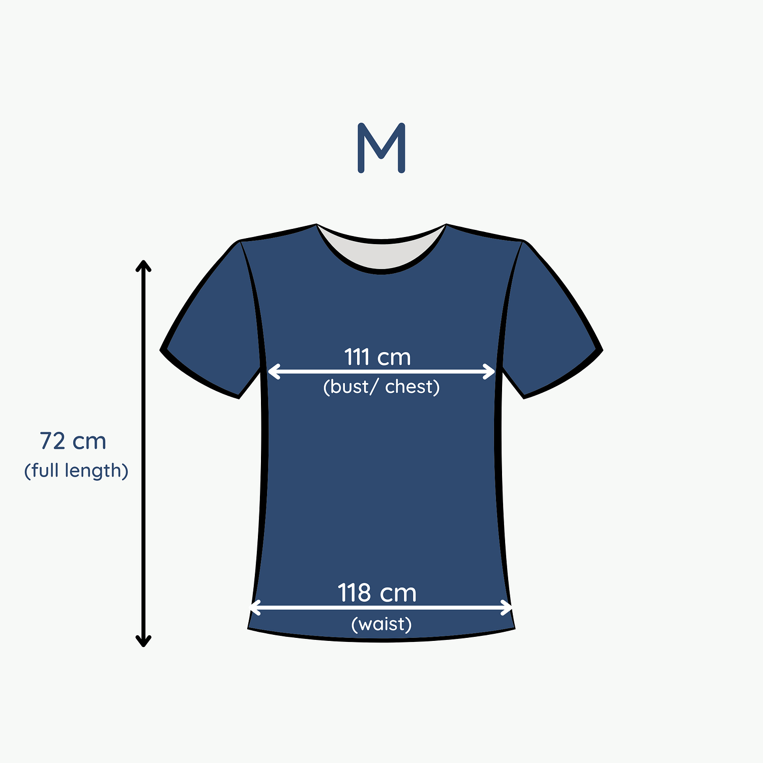 Scrubd Size Guide - M